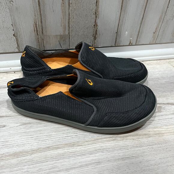 OluKai Nohea Mesh Loafers Shoes Dark
Shadow Gray 10188-4242 Men's Size 8.5 - Picture 1 of 5